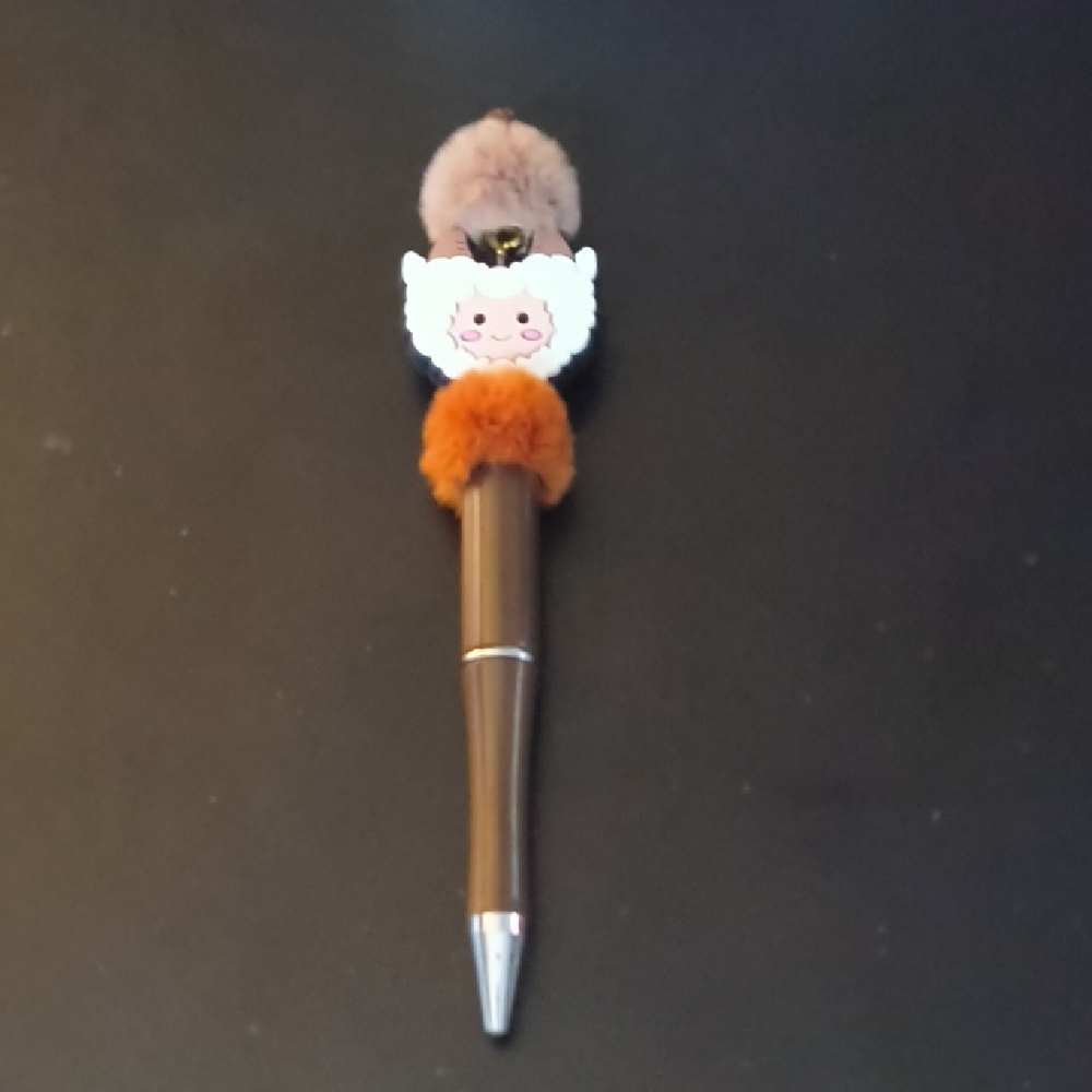 Charming Brown and Orange Kids Pen